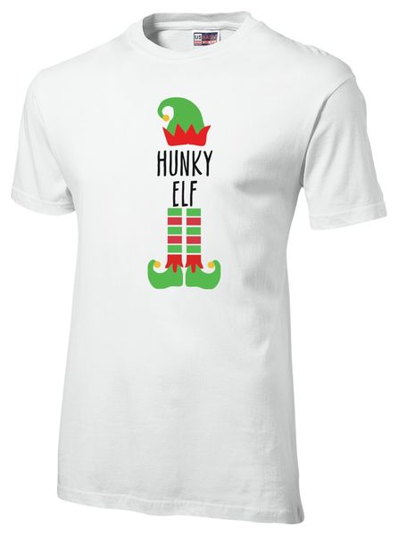 Christmas - Hunky Elf T-shirt White