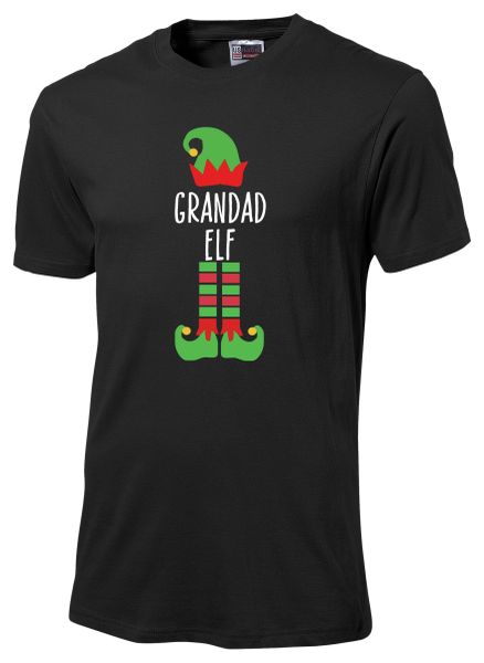 Christmas - Grandad Elf T-shirt White