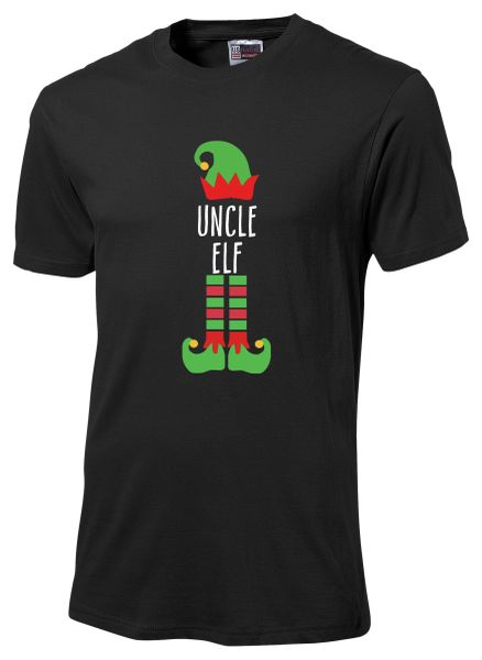 Uncle Elf T-Shirt Black image