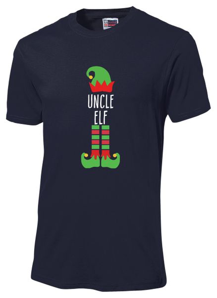 Uncle Elf T-Shirt Navy image