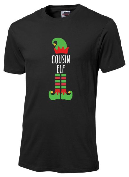 Cousin Elf T-Shirt Black image