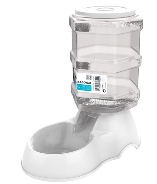 M-Pets Hexagonal Pet Food Dispenser - 3.5L