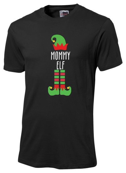Christmas - Mommy Elf T-shirt White