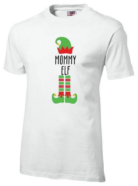 Christmas - Mommy Elf T-shirt White