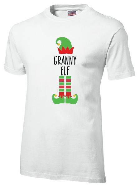 Christmas - Granny Elf T-shirt White
