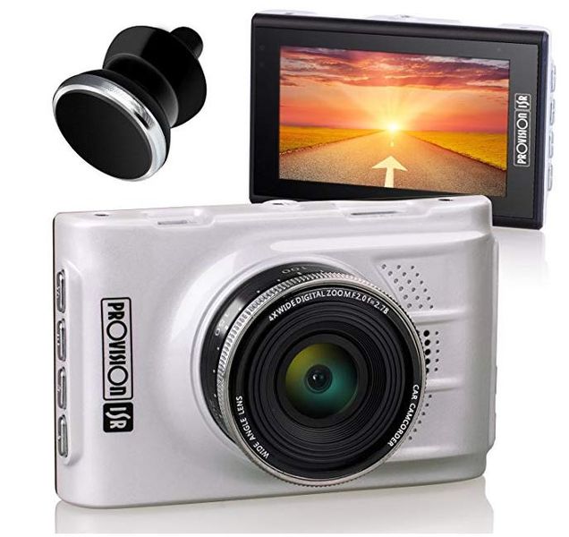 Dash Camera, 1080P, 32GB micro slot, Speaker, 3" LCD Screen