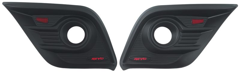 Spot Lamp Cover Set Black Hilux 2015-