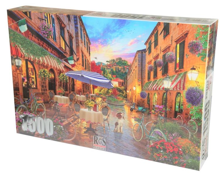 Biking through Italy 1500 Piece Puzzle
