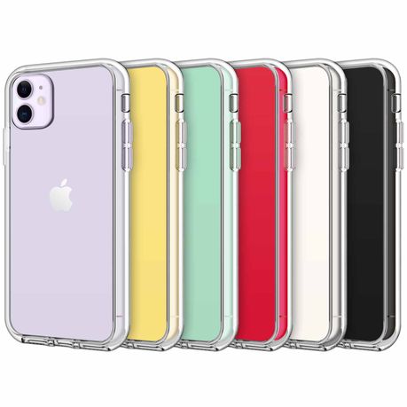JETech Case for iPhone 11, 6.1-Inch, Shockproof Bumper Cover, Anti-Scratch  Clear Back (HD Clear) 