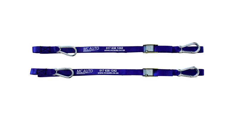 MC AUTO 25mm SoftLoop CamBuckle Tie Downs