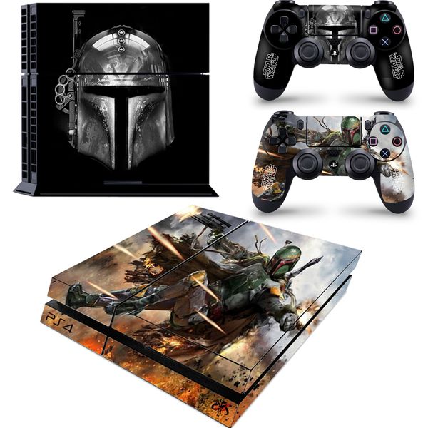 Decal Skin Compatible with PS4 Slim - Mandalorian (Decal Only)