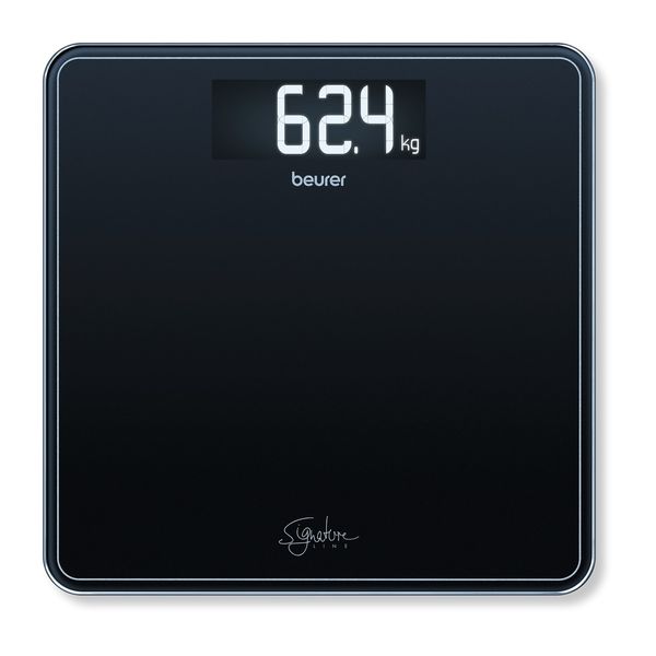 Beurer SignatureLine Glass Bathroom Scale GS 400 Black