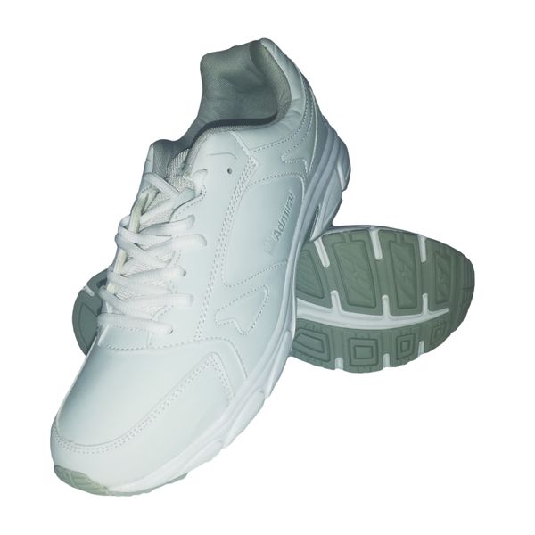 Admiral Trophy Walker Sports Shoe - White / Grey