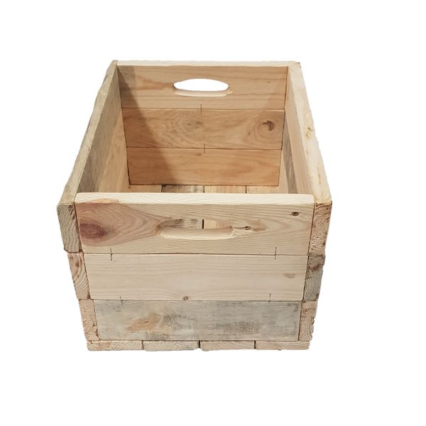 Wooden Storage Crate Handmade Container by Seedleme