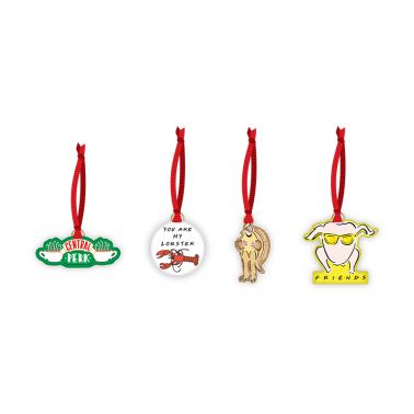 Friends - Set Of 4 Tree Decorations Christmas Decoration