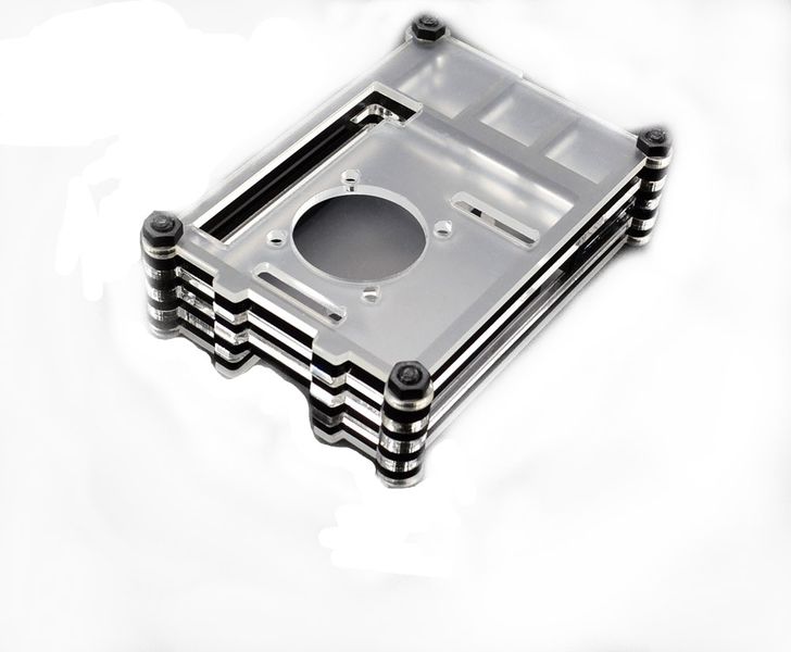 TUFF-LUV Raspberry Pi 4B (4th Gen) cover / Acrylic - Clear