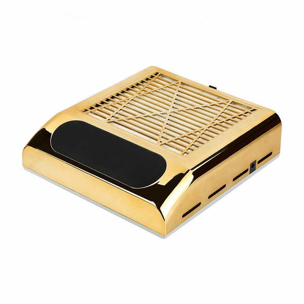 80W Pofessional nail dust collector - Golden