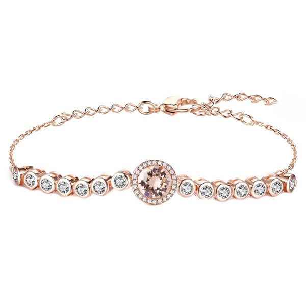 Civetta Spark Emma Bracelet - Swarovski Vintage Rose Crystal