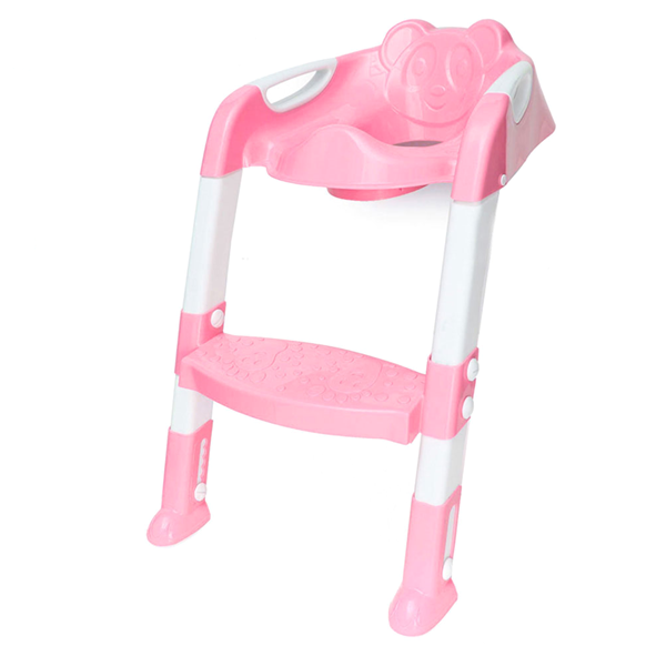 Foldable Kids Seat Potty Toilet Trainer - Pink