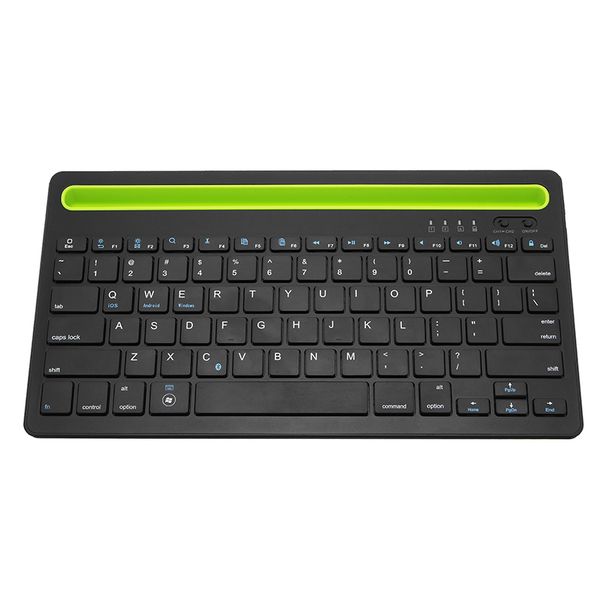 Portable Dual Channel Bluetooth Wireless Keyboard