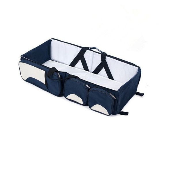 Multi-Function Travel Baby Bed &amp; Bag - Blue