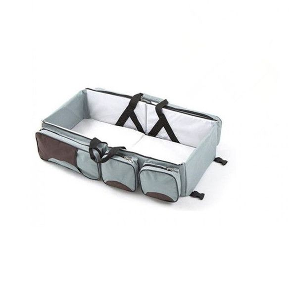 Multi-Function Travel Baby Bed &amp; Bag - Grey