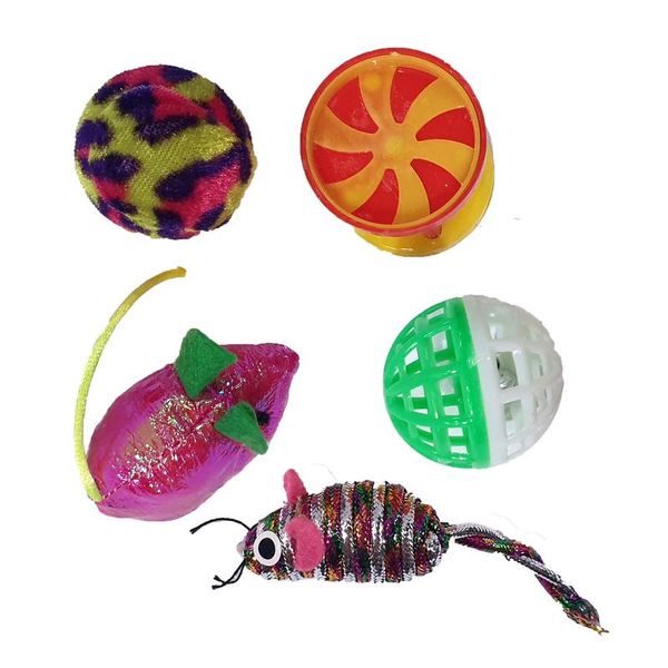 Marltons 5 Pack Cat Toys