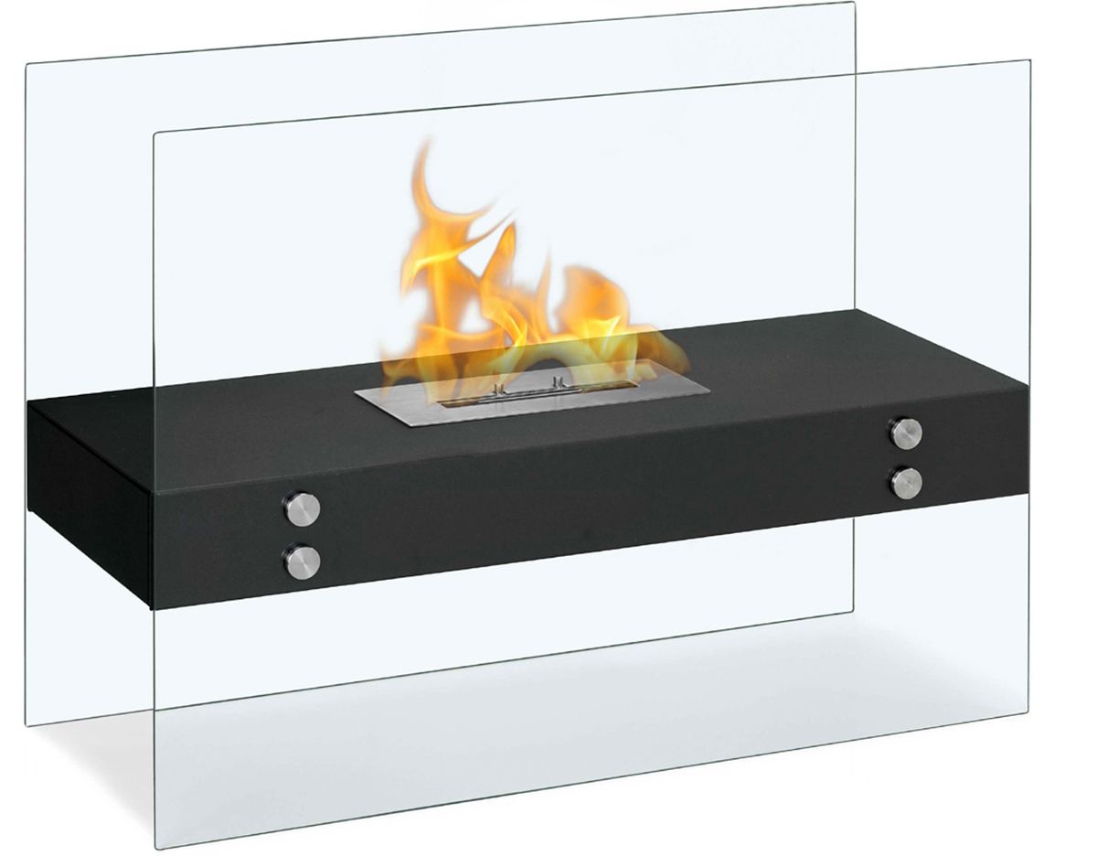 1green 3L Floating Glass Ethanol Fireplace Free standing Shop Today