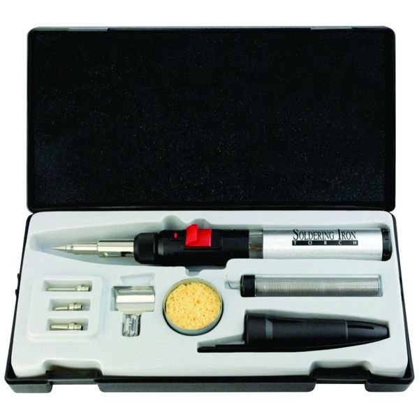 8 Piece Soldering Iron, Torch and Hot Blower Kit