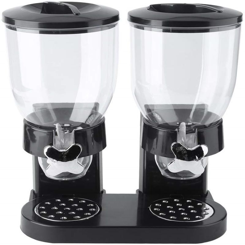 Black Double Cereal Dispenser Shop Today. Get it Tomorrow!