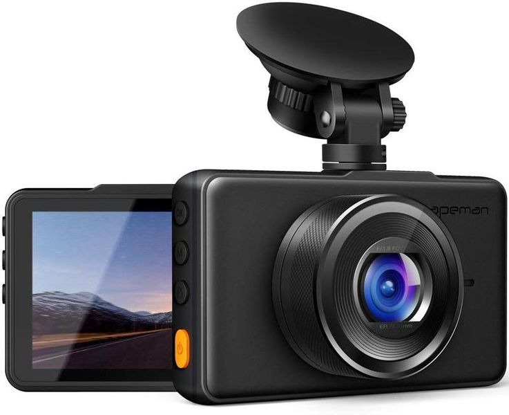 APEMAN Dash Cam 1080P FHD DVR | Car Driving Recorder | Parking Monitor