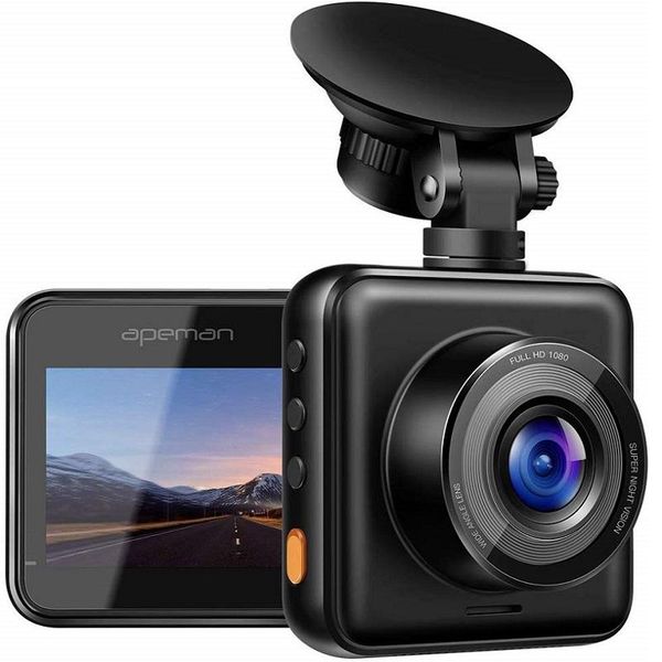 APEMAN Mini Dash Cam 1080P FHD DVR | Car Driving Recorder | Parking Monitor