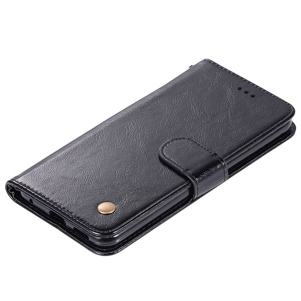 Vintage Faux Leather Flip Case For LG Q60