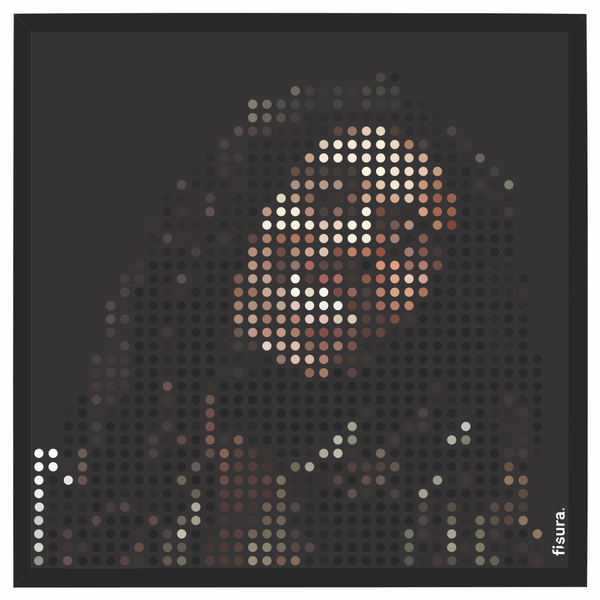 Bob Marley artwork 56*56cm with frame