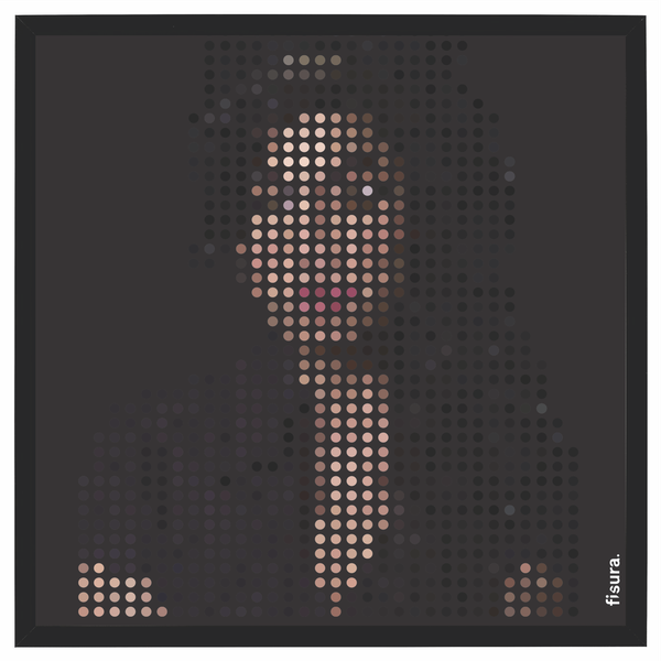 Amy Winehouse artwork 56*56cm with frame