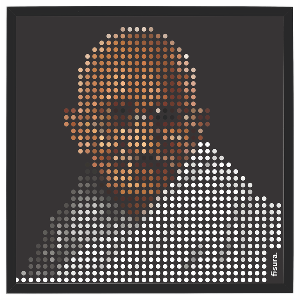 Ghandi artwork 56*56cm with frame