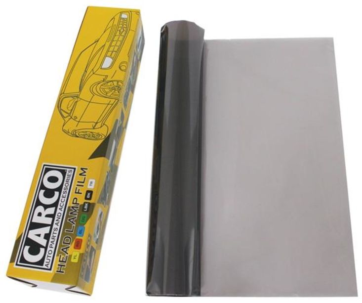 Carco Protective Headlamp Film Glossy Light Black 40cm x 1 Meter