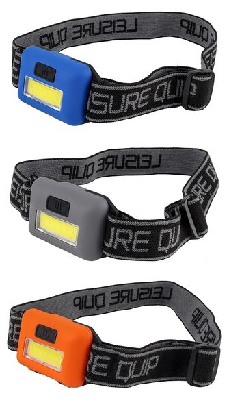 Leisure Quip COB Headlight Value Pack - 3 Pack + 9AAA Batteries