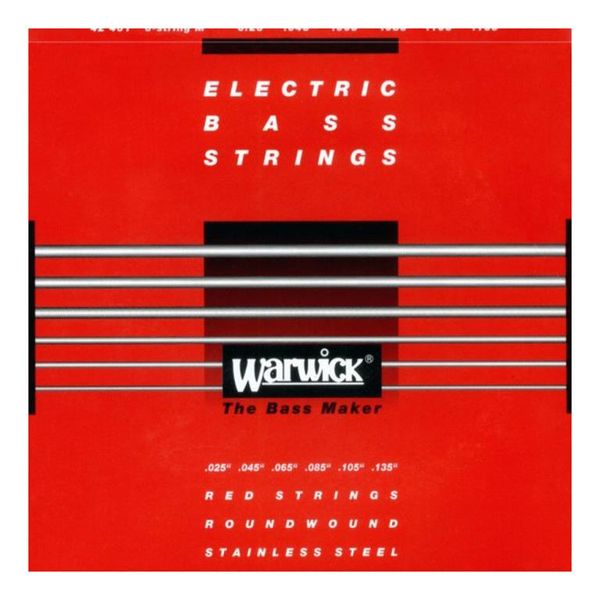 Warwick Red Label 6-String Bass Strings 25-135
