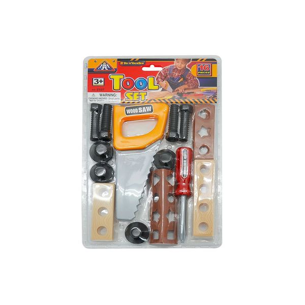 Tool Set In Pvc 16 Piece