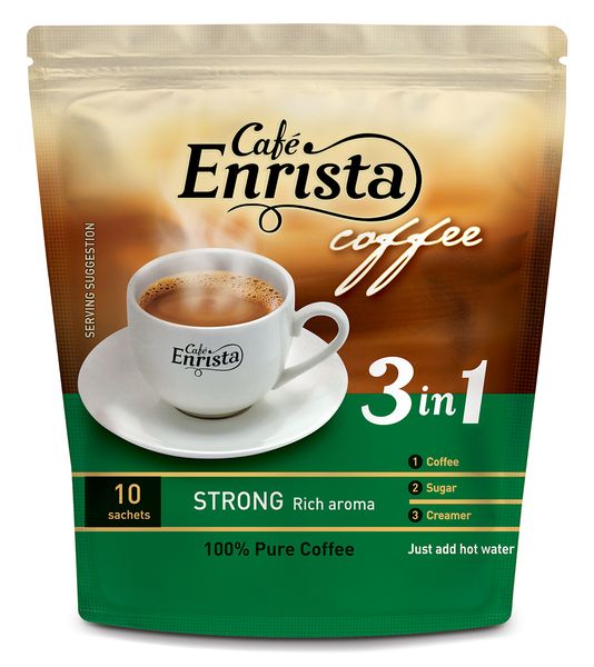 Café Enrista Strong 3-in-1 Coffee 10's