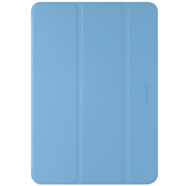MACALLY - Protective Case and Stand-Apple 10.2" iPad Blue
