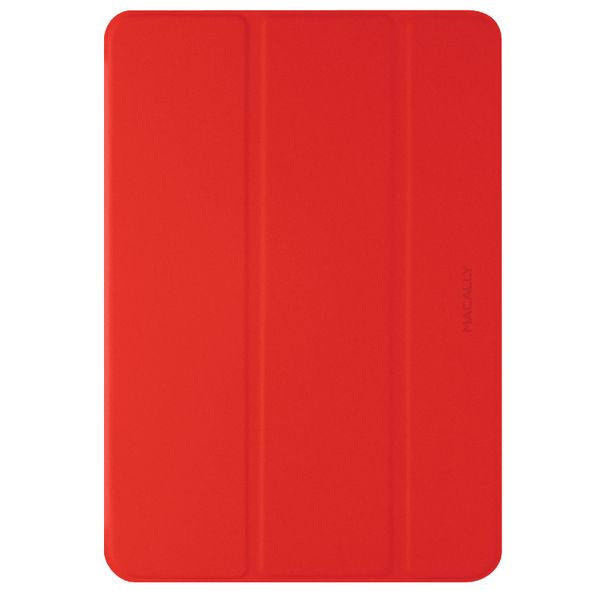 MACALLY - Protective Case and Stand-Apple 10.2" iPad Red