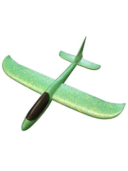 Glider Throw Foam Airplane Large Throwing Foam Plane - Green | Shop ...