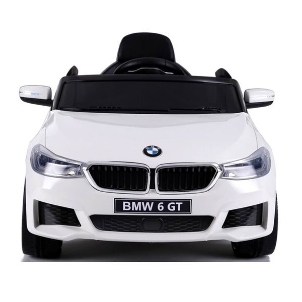 12V BMW GT Kids electric ride on car-WHT