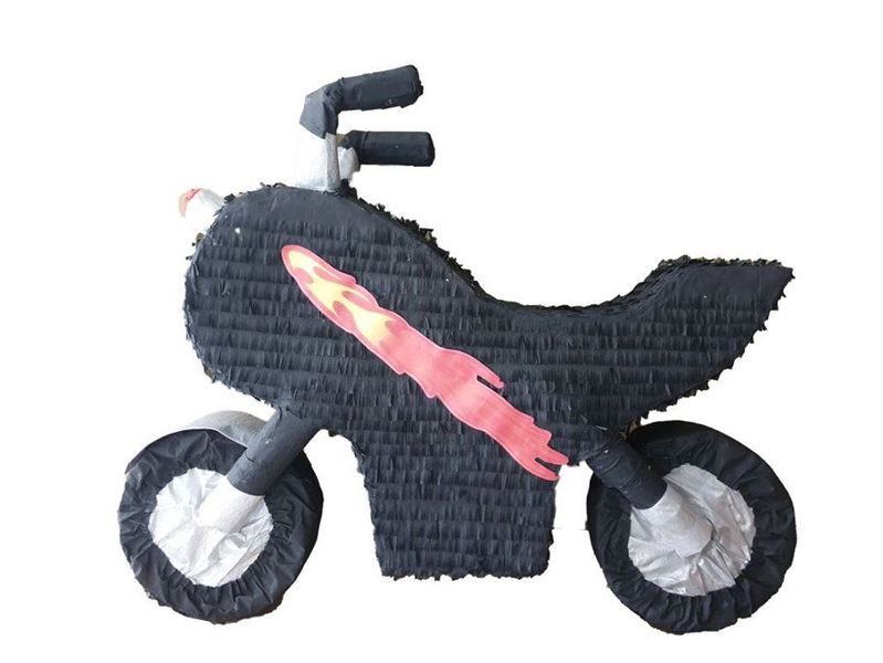 Black Motorbike Pinata