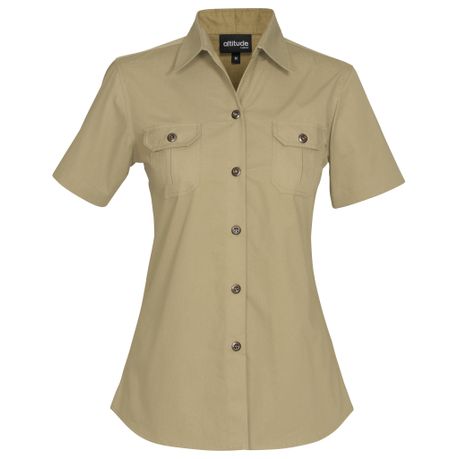 Ladies Short Sleeve Oryx Bush Shirt 