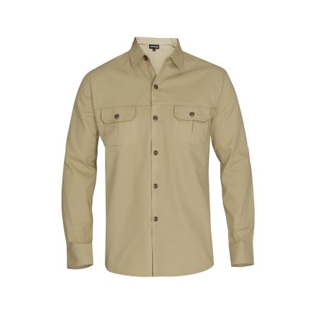 Mens Long Sleeve Oryx Bush Shirt | Buy 