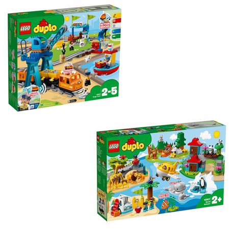 cargo train lego duplo