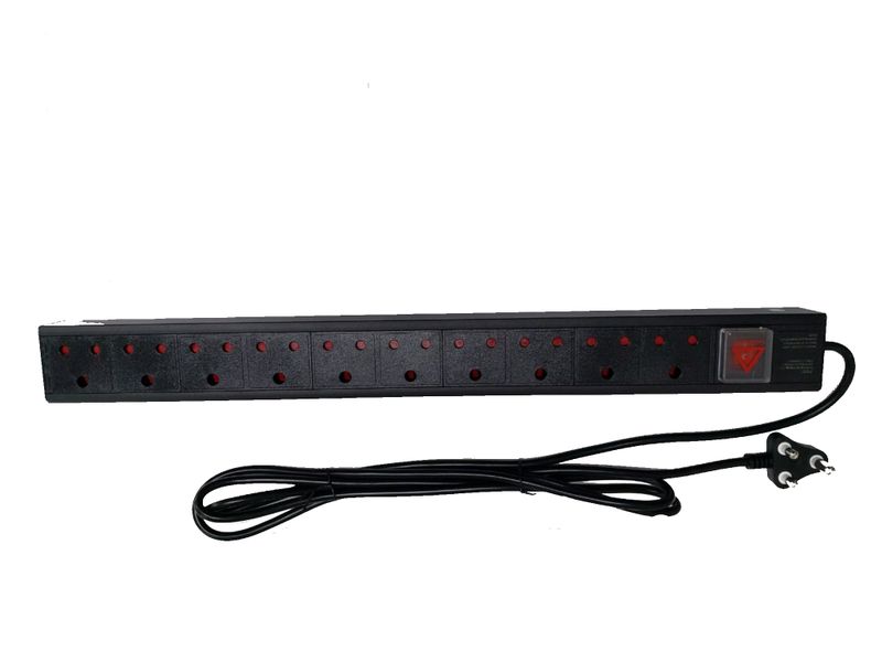 Lambda Power Duct 10way 15A + 3m lead Blk